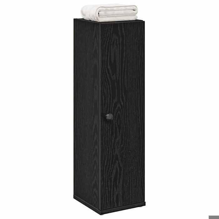 Autumn saleSupport/Meuble WC - Grand espace - Meuble de salle de bain avec porte - rouleau noir 205x22x72 cm 2025646494