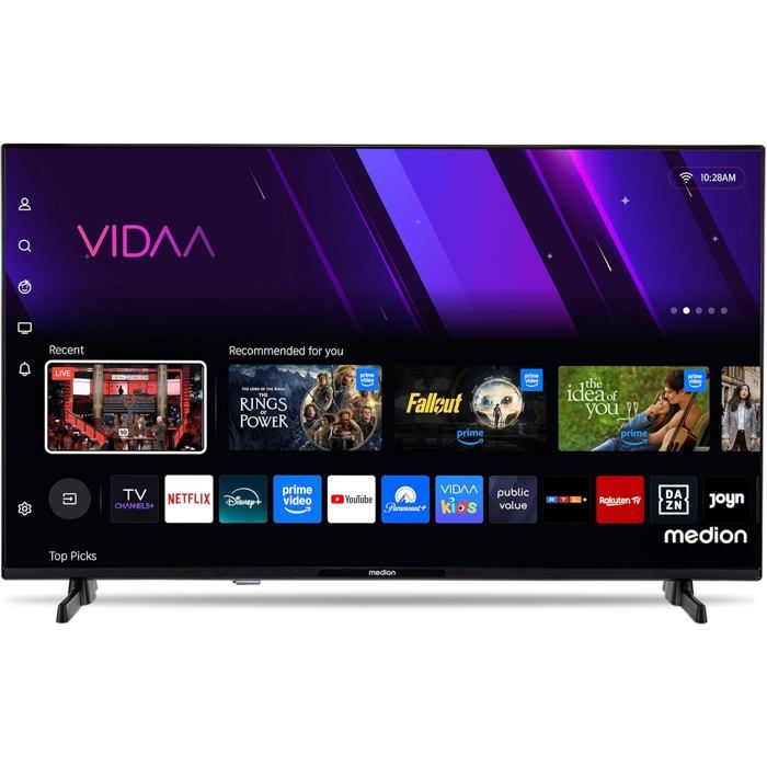 MEDION T&eacute;l&eacute;viseur  43 Pouces Full HD MD 843101 Smart TV HDR Bluetooth