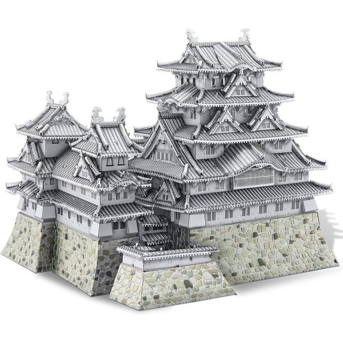 Maquette 3D Metal Piececool Himeji-jo Japon Acier Inoxydable 430 486 Pièces