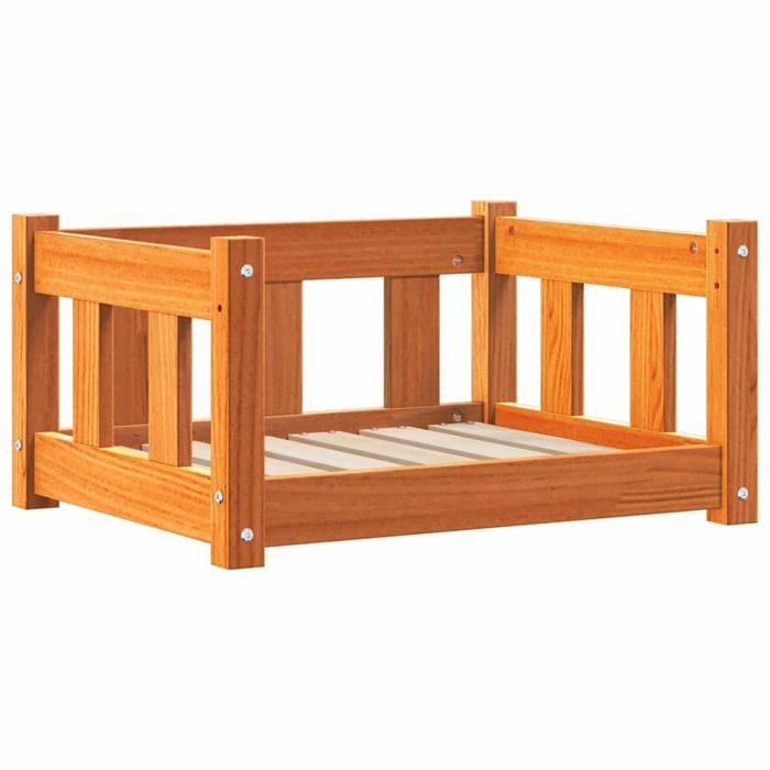 Lit Pour Chien vidaXL 55 x 45 x 28 cm – Pin Massif - vue 4