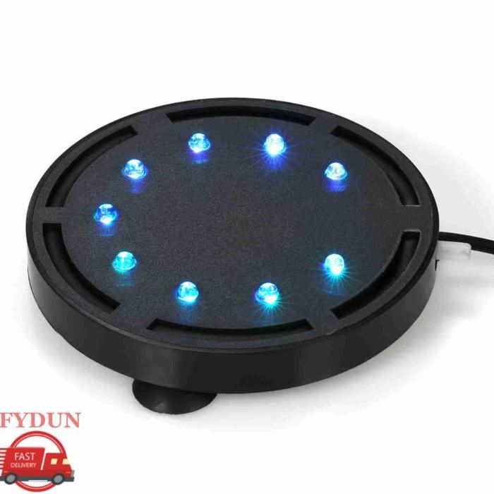 Meilleurs prix pour FYDUN Lumière LED submersible Décoration colorée submersible de lumière de bulle dair de LED pour laquarium animalerie eclairage