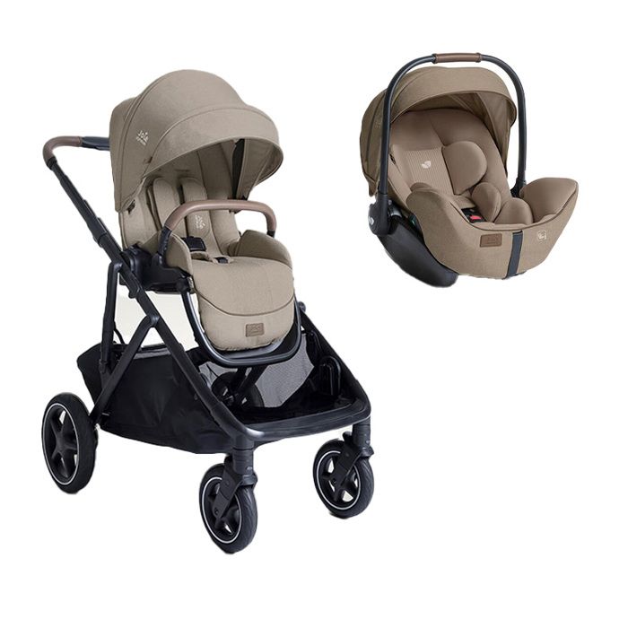 JOIE - Poussette Duo Versiti + Siège auto i-Level Pro Sandstone