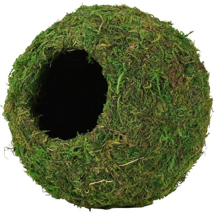 Grottes Moussuées Cachette en Mousse Verte Artificielle pour Reptiles Grenouilles et Serpents 6 pouces Vert vert ALIMENTAIRE