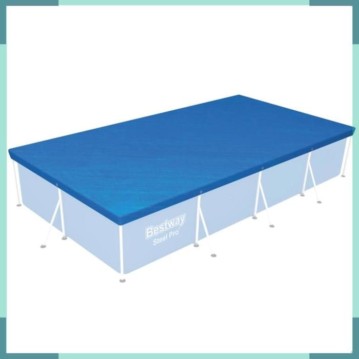 92079 Bestway Couverture de piscine Flowclear 400x211 cm