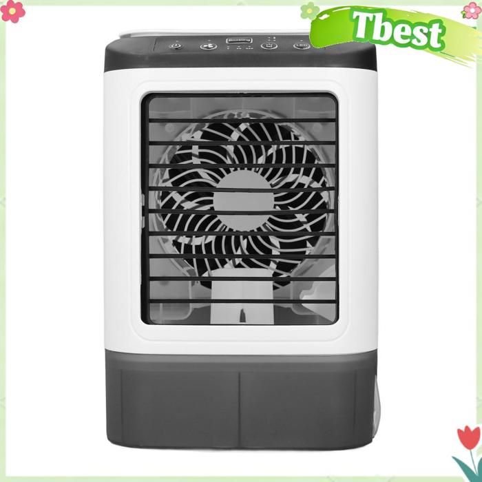 Climatiseur Portable Ventilateur de Refroidissement par Atomisation de 900 Ml avec Vitesse Réglable pour Chambre Bureau Salon