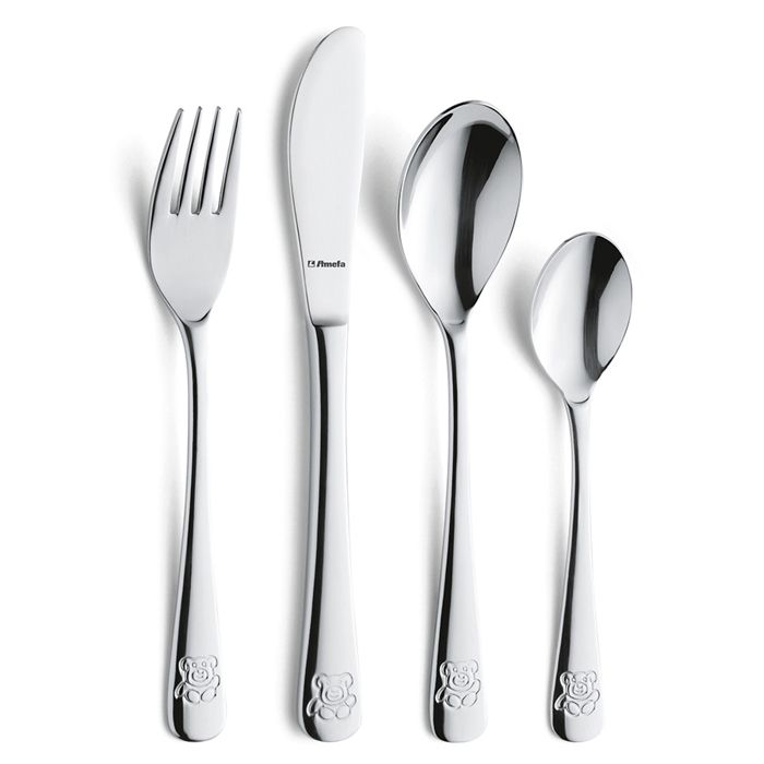 Coffret couverts bebe Ourson 4 pieces Cdiscount Puericulture Eveil bebe