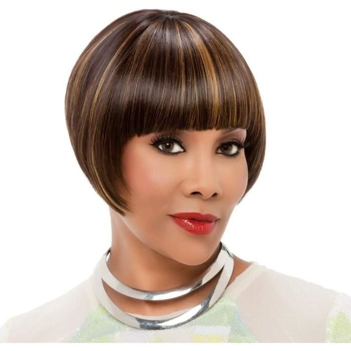 Perruques Bresiliennes Cheveux Humains Court Cheveux Raides Sexy
