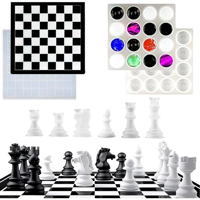 Anciens jeux d'échecs en résine - Canada