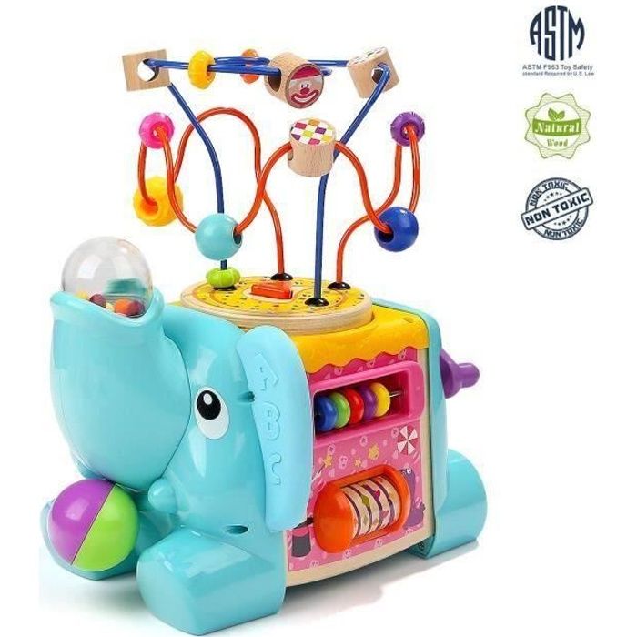 Jouet Cube Enfant 1 An Jouet Educatif Avec Jeu Labyrinthe De Perle Pour Bebe Jouet Cadeau Pour Garcon Et Fille De 1 An Cdiscount Jeux Jouets