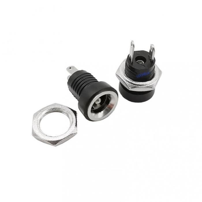 2 Pcs 5 5x2 1mm Dc Prise De Courant Femelle Femelle Prise De Courant Montage Sur Panneau Connecteur Adaptateur Prise Achat Vente Panneau De Brassage 2 Pcs 5 5x2 1mm Dc Prise De Cdiscount