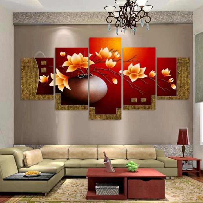Moderne Simple Decoration Maison Peinture Peinture De Fleurs Sans