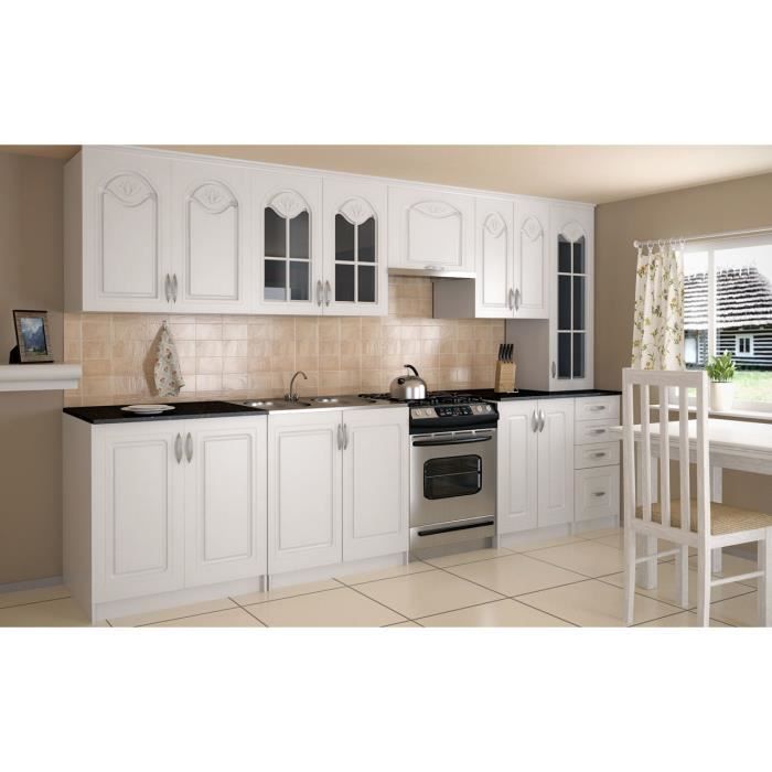 Pamela Blanc Cuisine Complete 320 Cm Achat Vente Cuisine