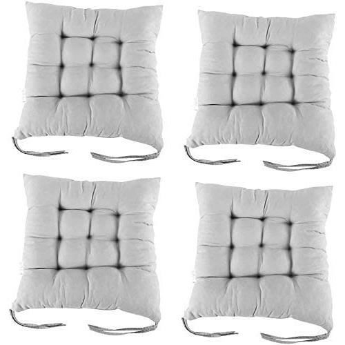 Coussin De Chaise Rond En Cuir - Imperméable, Plusieurs Tailles (32 à 40cm) Et Couleurs