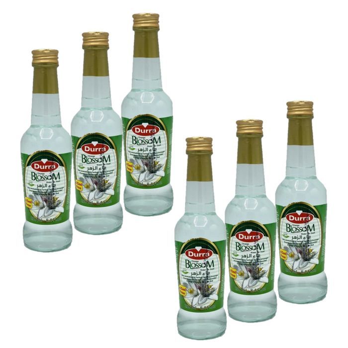 Lot 6x Eau de fleur d'oranger - Durra - bouteille 250ml