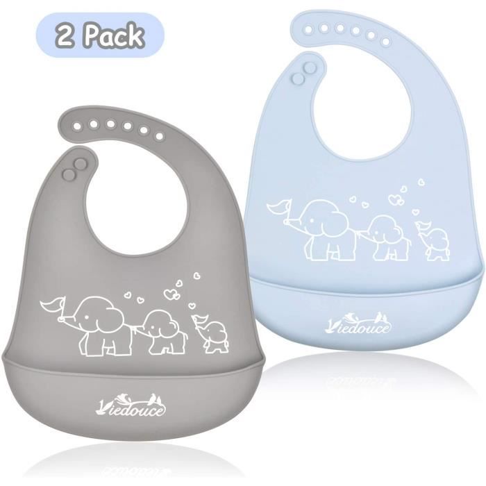 Le Repas De Bebe Viedouce Bavoirs Bebe Bandana Silicone Etanche Bebe Bavoirs Avec 6 Bouton Reglable Bavoirs Dribble Be Cdiscount Puericulture Eveil Bebe