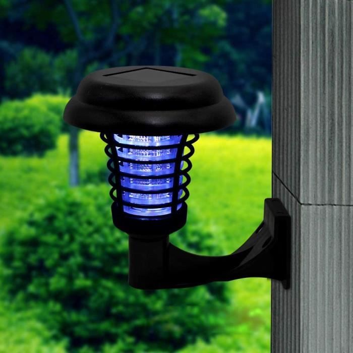 Lampe Anti-moustiques 4W - Pack De 4 - UV + Grille électrique - Prise électrique, Sans Produits Chimiques - Pour Chambre, Salon, Bureau (20-30 M² Par Lampe)