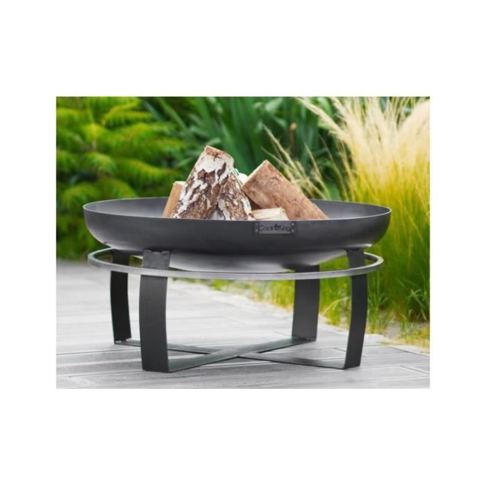 Brasero de jardin VIKING en acier noir 60 70 et