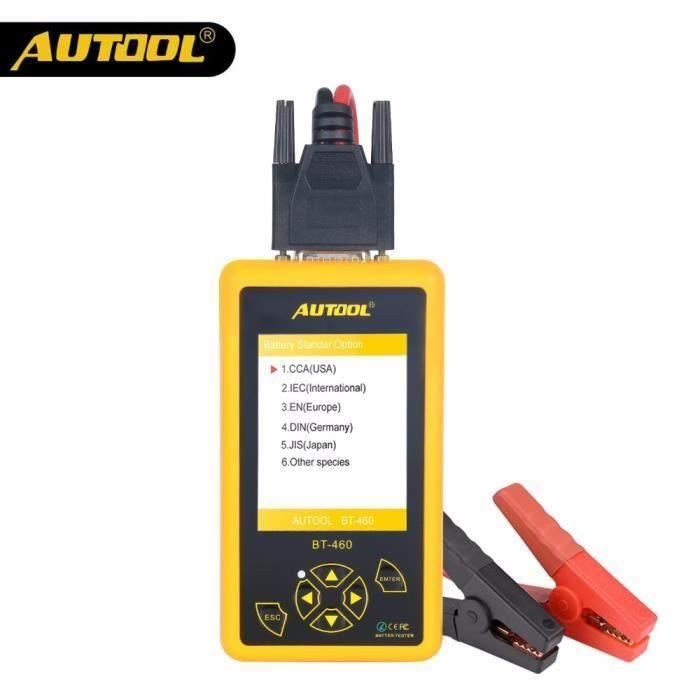 Autool Bt460 Testeur De Batterie 12v 14v Voiture Batterie Analyseur De Voiture Professionnel Pr24331 Achat Vente Chargeur De Batterie Autool Bt460 Testeur De Batter Cdiscount
