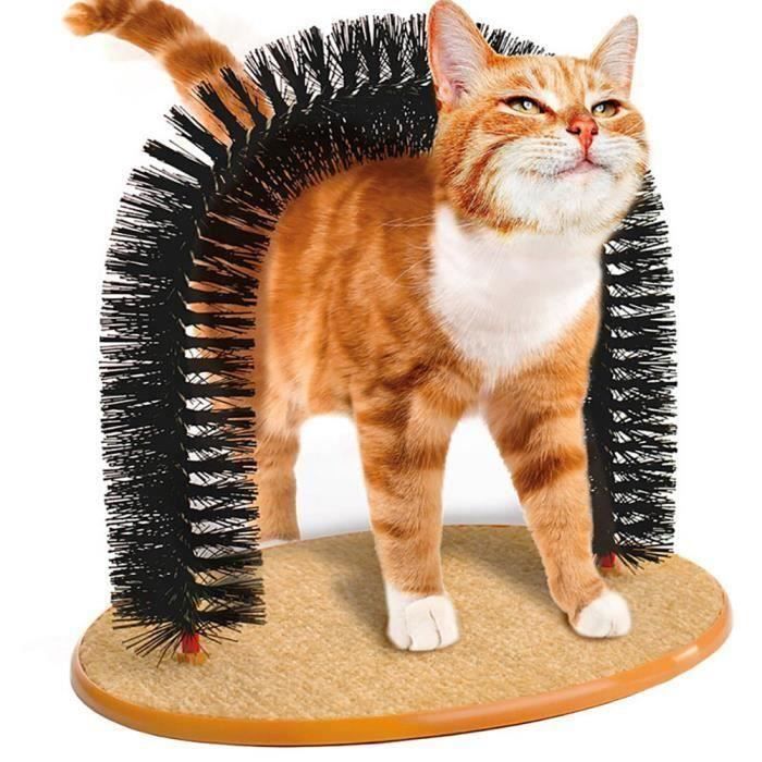 Arch Pet Chat Jouet De Chat Self Toilettage Brosse A Chat Avec Polaire Ronde Base Pour Animaux De Compagnie Vi Cdiscount Animalerie