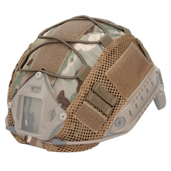 Housse De Casque Tactique Mich 2000 – Motif MC, Nylon Résistant, Scratch, Anti-rayures, Pour Airsoft, Paintball, Chasse