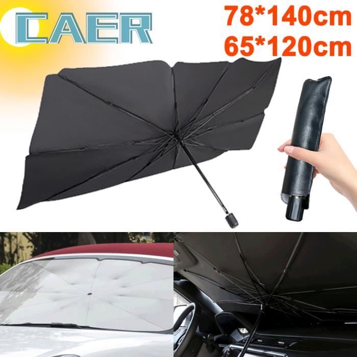 Pare-soleil Pliable de Voiture, Anti-UV Accessoires de Protection Solaire  Parasol Parapluie pour Camion de Voiture SUV - 145*79CM - Cdiscount Auto