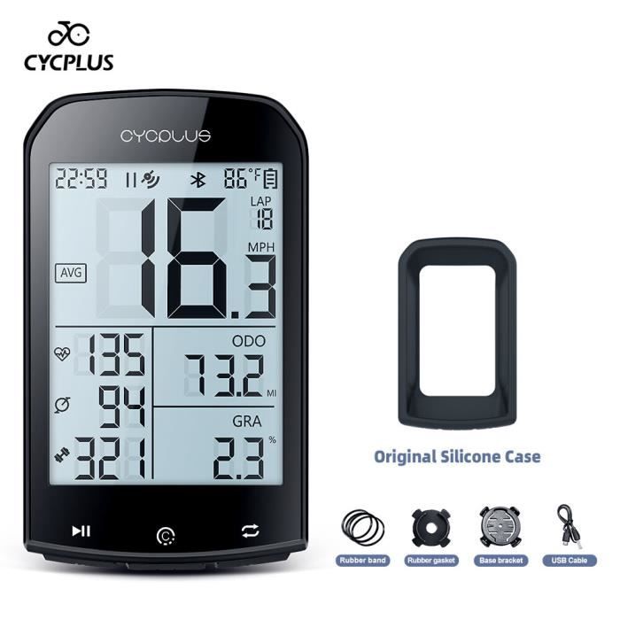 Compteur vélo,compteur de vélo sans fil M1,GPS,compteur de vitesse,vtt,vélo  de route,étanche,pour Garmin XOSS Strava - M1 Free Case - Cdiscount Sport