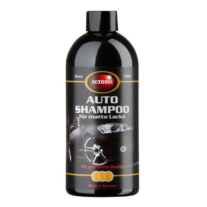 Nettoyant shampoing carrosserie moto speciale peinture mat Autosol - noir - 500 ml