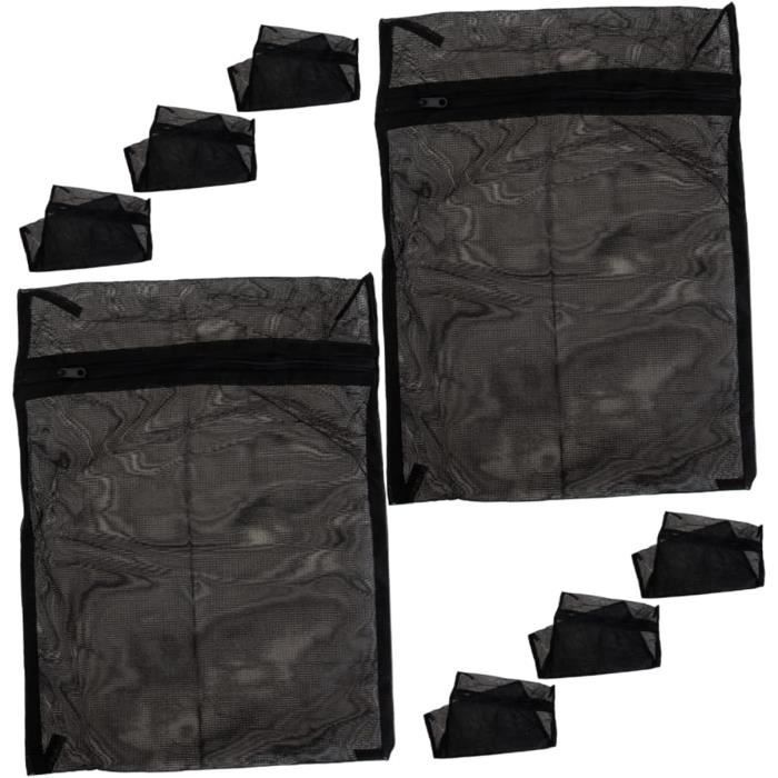 Lot De 8 Sacs De Lavage En Filet Pour Lingerie & Vêtements Délicats - Maille Polyester - Fermeture Éclair