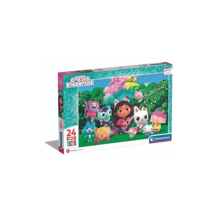 Puzzle - CLEMENTONI - Gabby s Dollhouse - 24 pièces - Thème dessins ...