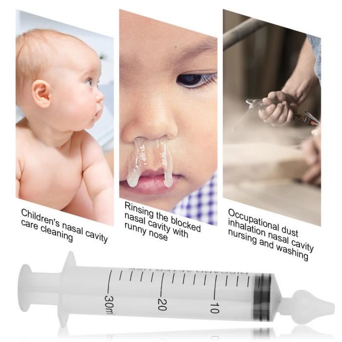 Dilwe 2 Set Bébé Irrigateur nasal à seringue Professionnel Portable  Infantile Nez Nettoyant Dispositif - Cdiscount Puériculture & Eveil bébé