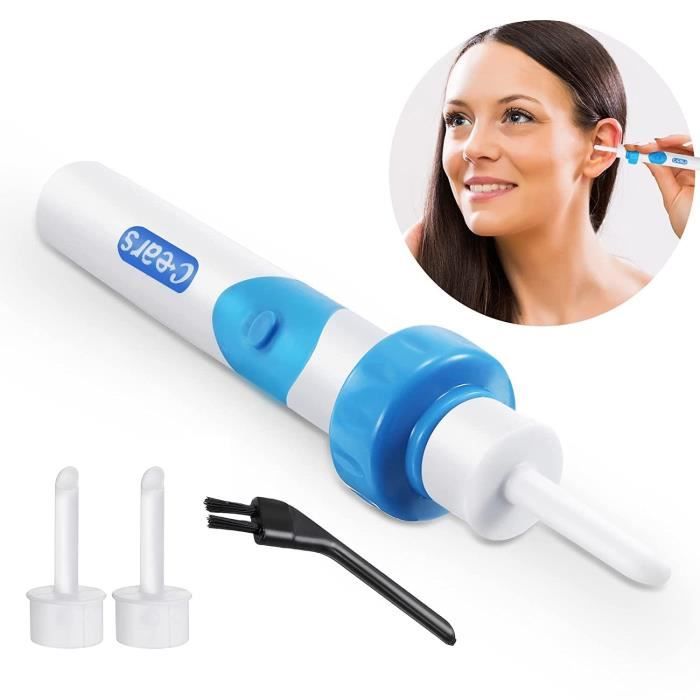 Outil Nettoyage Nez Et Oreilles Bébé - Silicone Souple Sans BPA - Double Embout Motif Ours - Réutilisable - Dès La Naissance (0+ Mois)