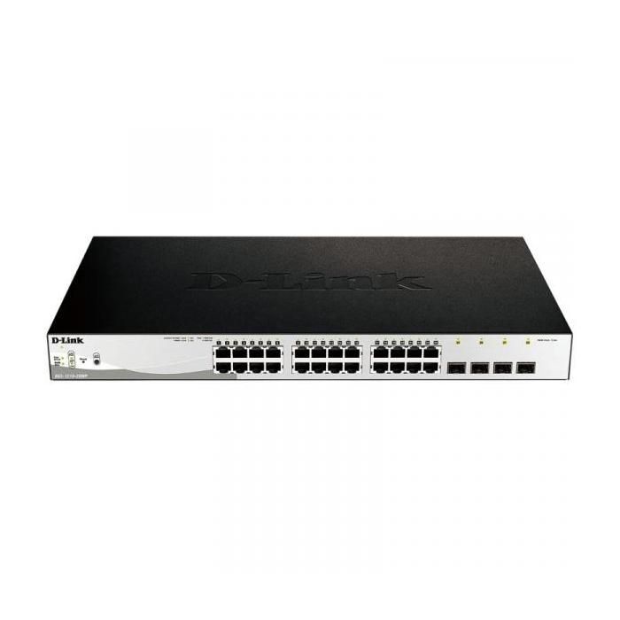 D-Link DGS-1210-28MP/E Switch 24xGb PoE+ 4xSFP Com