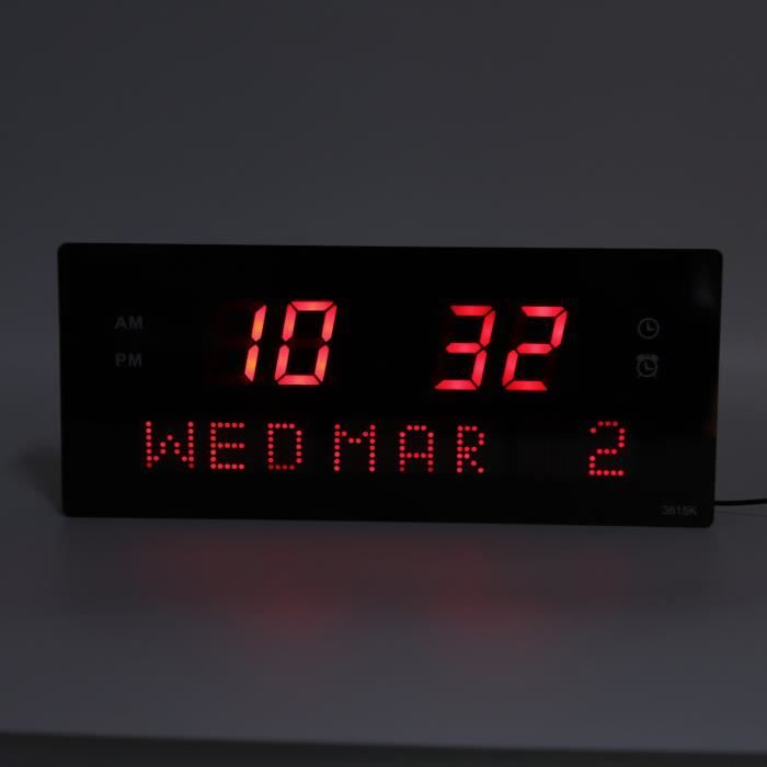 Horloge Murale LED Décorative Ergocar - Design Fleurs Moderne, 3 Modes D'éclairage, Pour Salon Ou Bureau