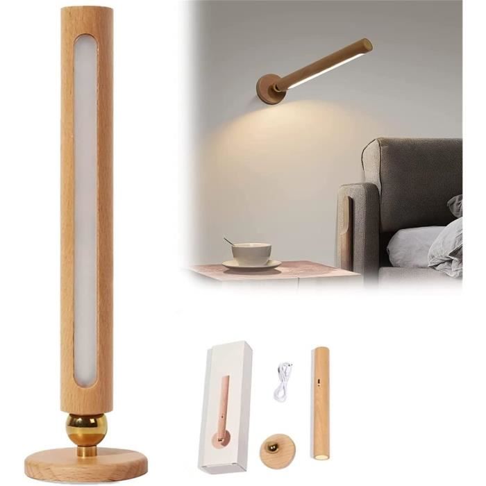 Appliques Murales LED Magnétiques Sans Fil – Rechargeables Par USB (Lot De 2)