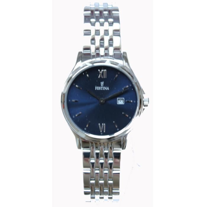 Montre - Festina - F16748/3 - Femme - Acier - Analogique - Bleu