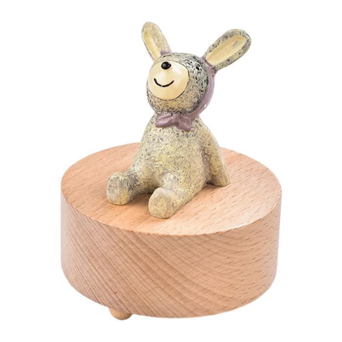 BESTonZON - Base Mécanisme Boîte à Musique Rotative DIY - Pour Création Artisanale Et Décoration, 8,8x8,8x5 Cm