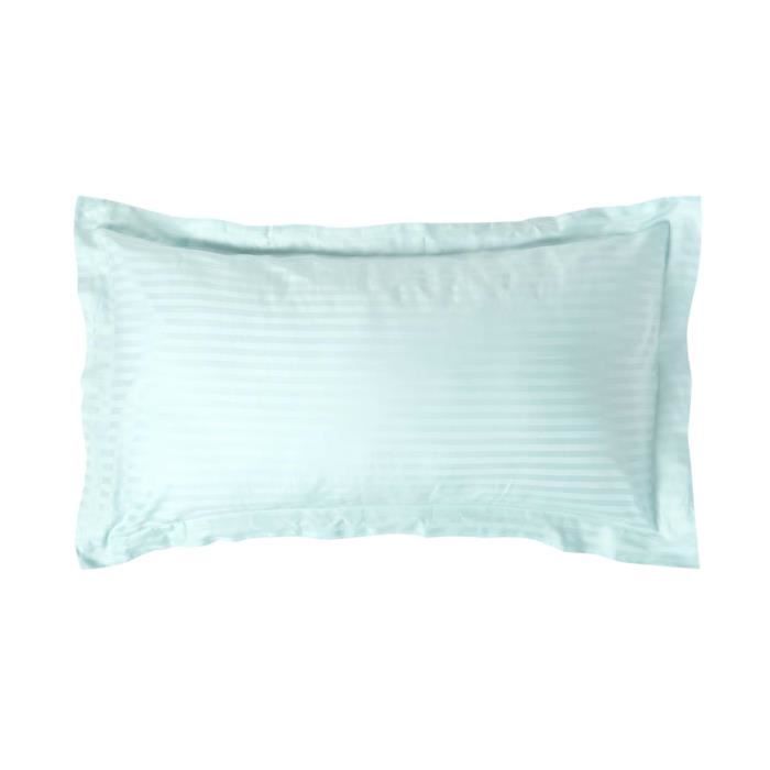 Taie doreiller - Coton Égyptien - 50 x 90 cm - Bleu Ciel - 330 Fils - Hypoallergénique Taie doreiller - Coton Égyptien - 50 x 90 cm - Bleu Ciel - 330 Fils - Hypoallergénique