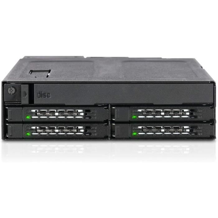 Cache Un Rack Informatique Cage Rack Mobile - ICY DOCK - MB604SPO-B - 4x SSD/HDD 2.5 - Hot Swap ...