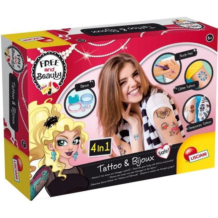LISCIANI GIOCHI Kit de dcoration Tatoo & Body - Cdiscount Jeux - Jouets