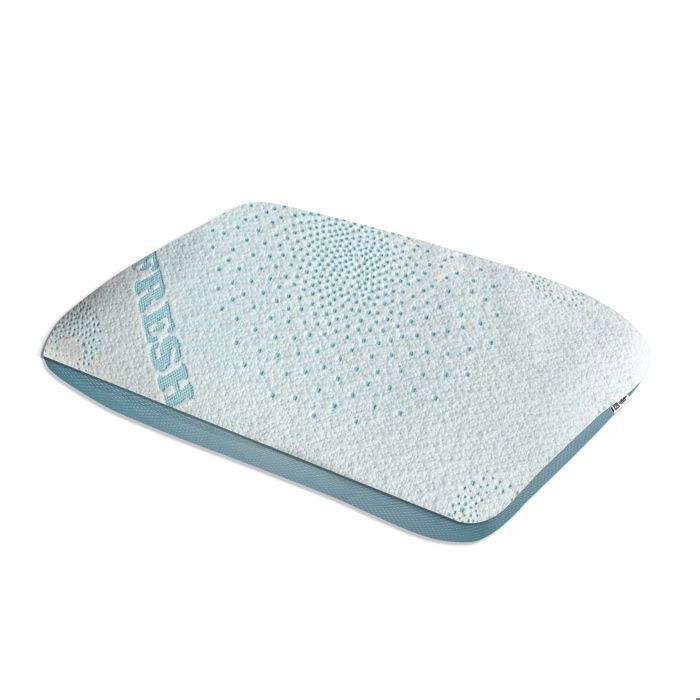 Oreiller GelFresh à Mémoire de Forme (Thermorégulateur) Orthopédique & Ergonomique - Housse en Fibre de Coton 40x60 cm