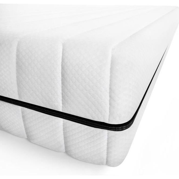 Matelas 90x200 - Mister Sandman - mousse confort orthopédique lavable et hygiénique
