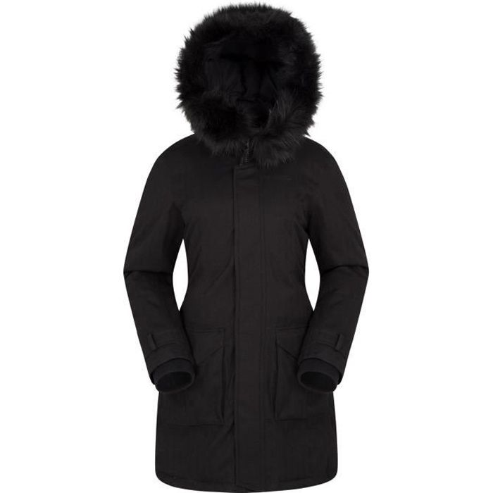 manteau fourrure capuche femme
