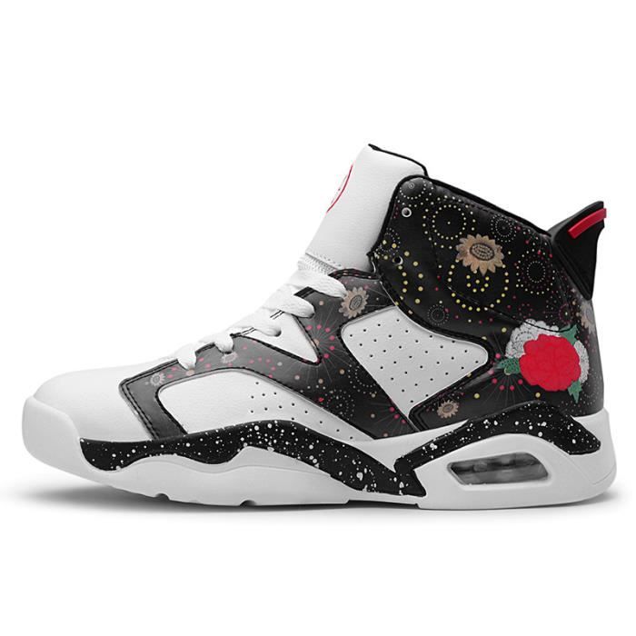 basket homme fleur