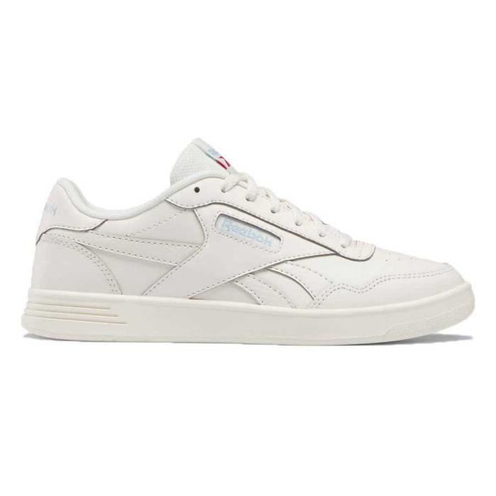 Reebok Reebok Femme Court Advance Basket- Craie Bleu Perle Vector Rouge