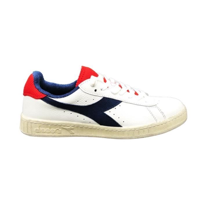 Sneakers DIADORA GAME L LOW USED Blanc Mixte Lacets Cuir