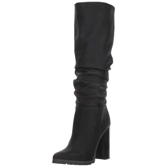 Bottes Femme à Pointe En Cuir Synthétique - Talons Hauts Genou - Modèle Toocool X8056 - Neuf Avec étiquettes