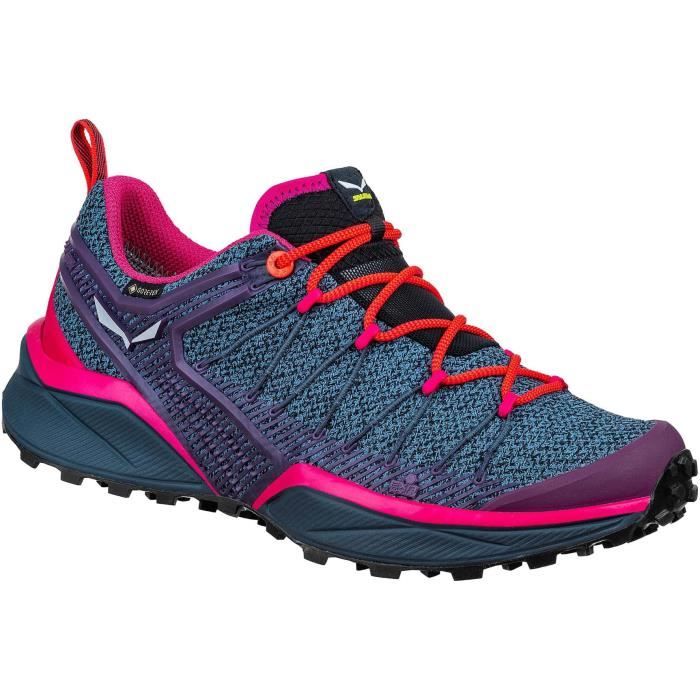 chaussures trail running salewa dropline gore-tex® pour femmes - bleu