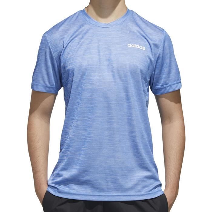 T-Shirt bleu homme Adidas M D2M HE TEE Bleu - Cdiscount Prêt-à-Porter