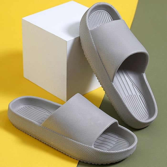 Tongs été Semelle épaisse Paillettes - Sandales Femme Confort, Antidérapantes, Avec Soutien Voûte Plantaire - 7