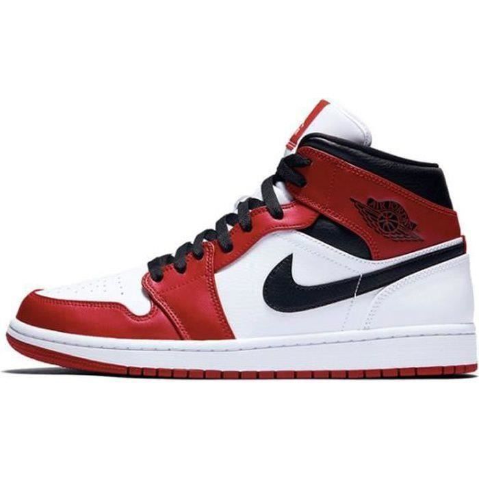 Air jordan 1 best sale rouge noir blanche